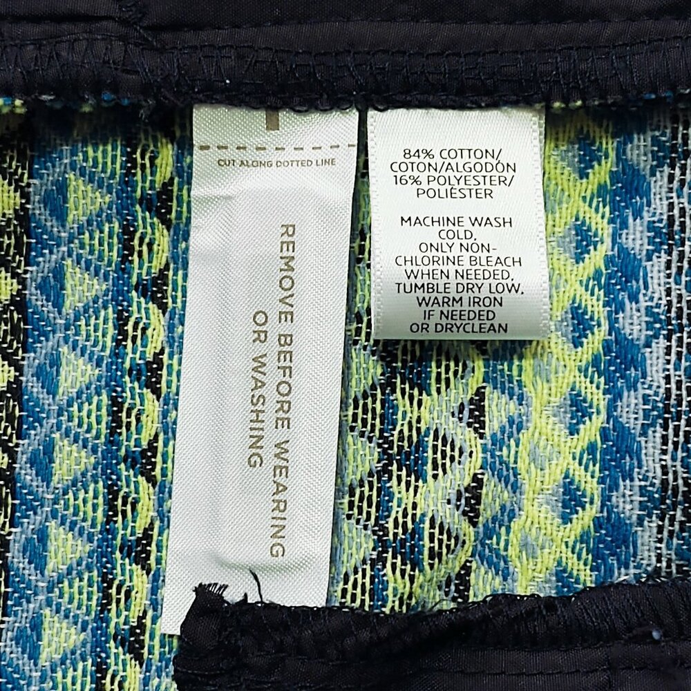 NWT LOFT Geo Jacquard Riviera Shorts Size 2 Womens XS 6 Inch New - Picture 9 of 9